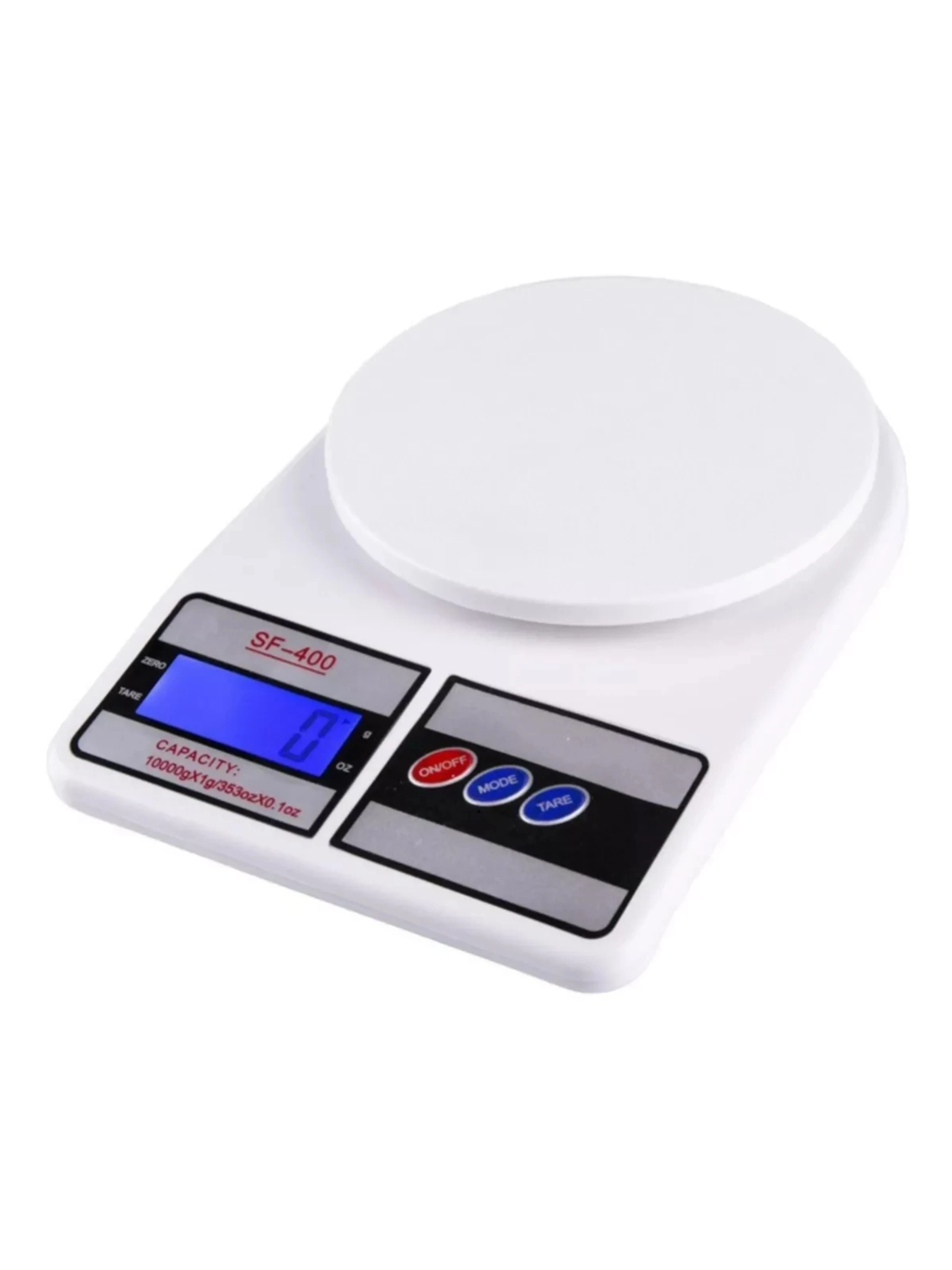 Pesa Digital Para Cocina 10kg Capacidad máxima 4