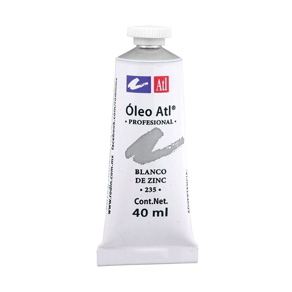 pintura al oleo blanco 40 ml