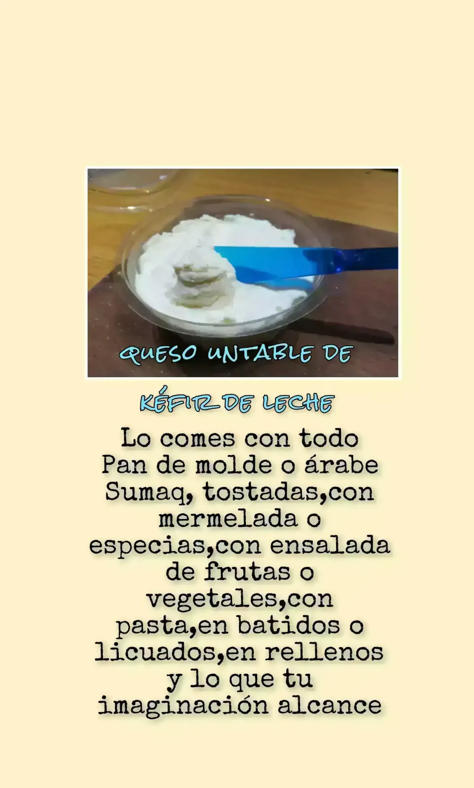 Queso 🧀 untable de kéfir de leche 🥛x 200g 4