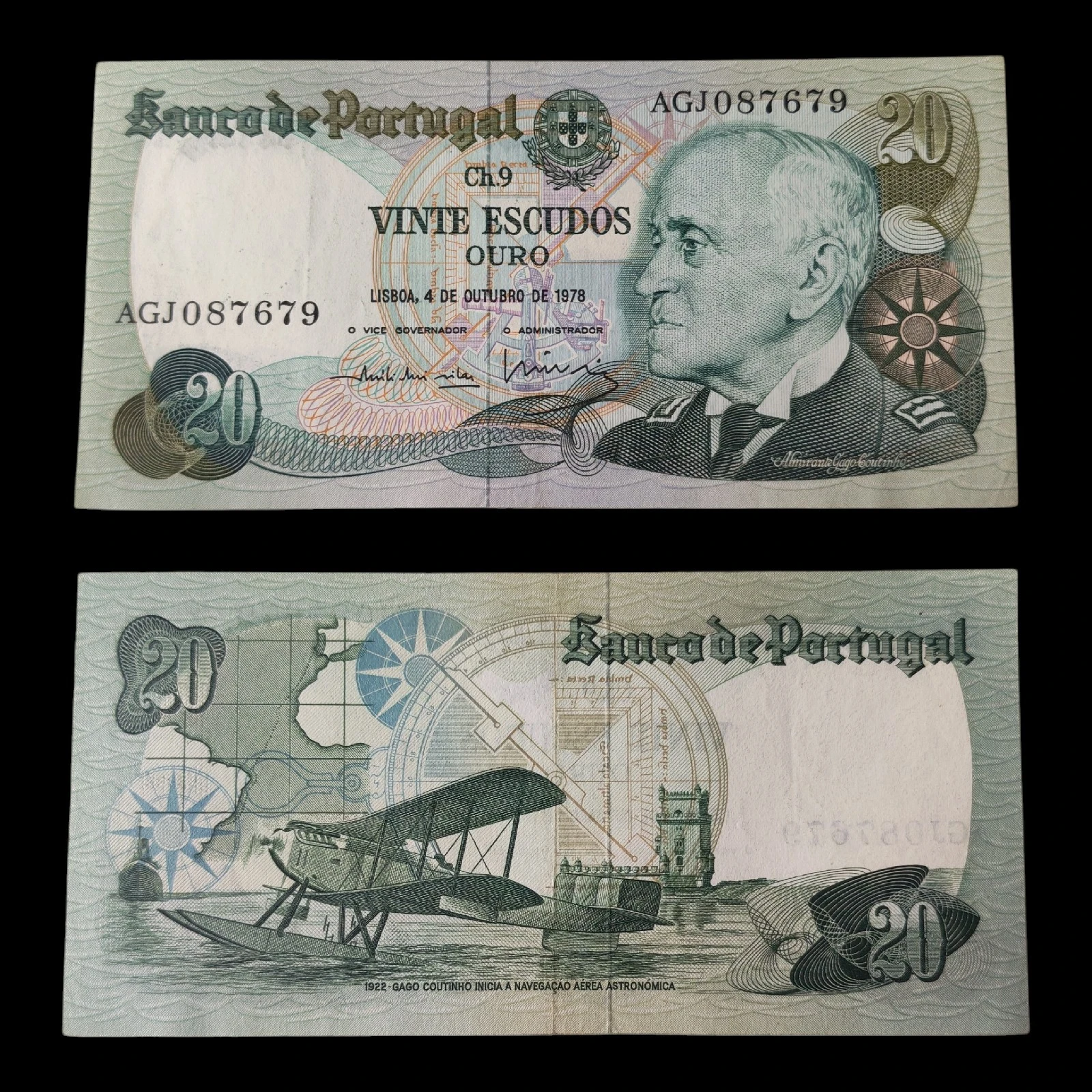 ° Portugal 20 Escudos UNC