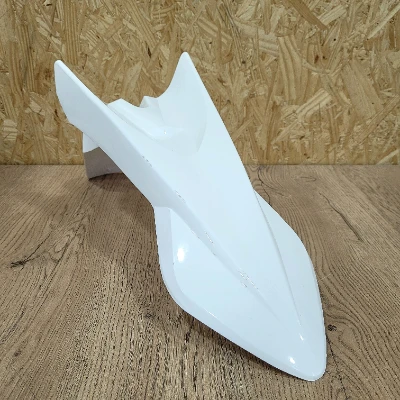 PL XTZ 150 guardabarro blanco DM SPD MTZ