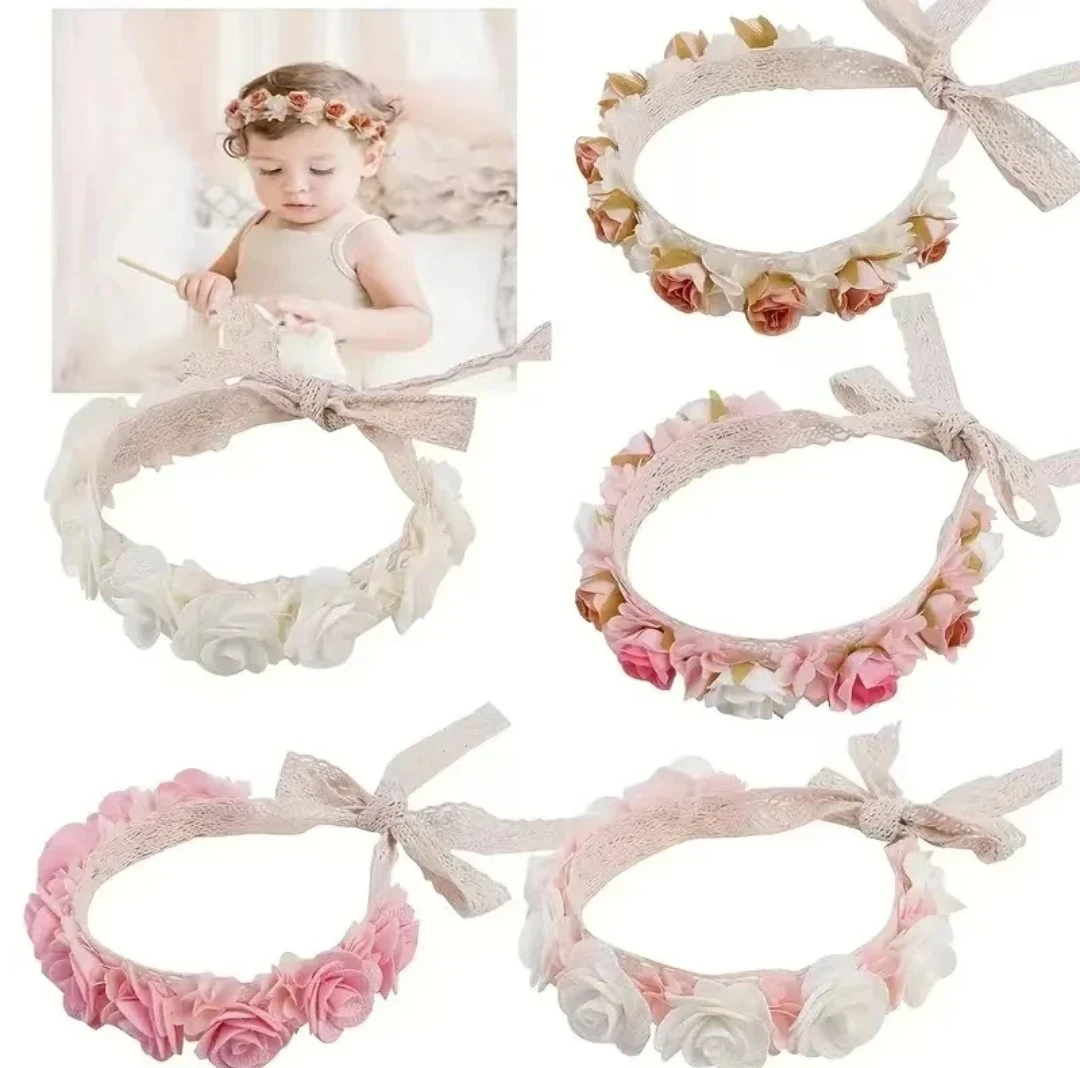 DIADEMA DE FLORES NIÑA
