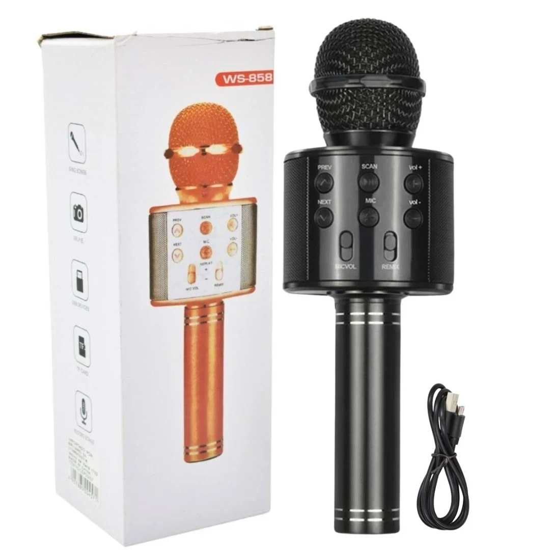 Microfono Bluetooth Inalámbrico Karaoke Con Parlante 5