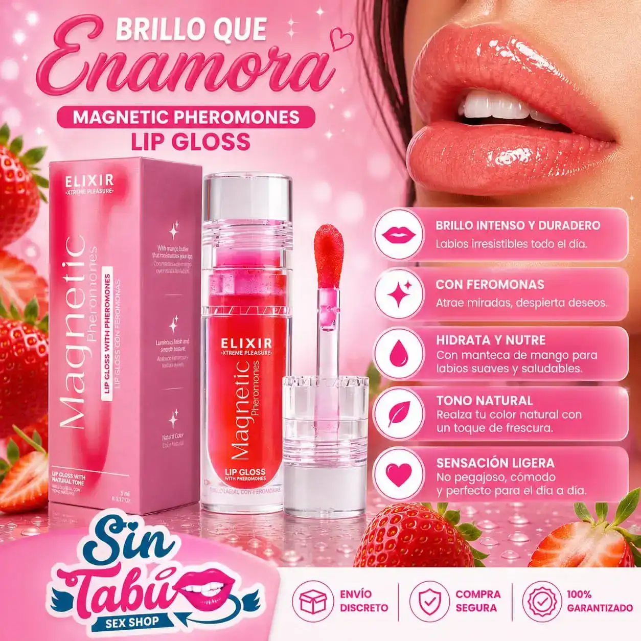 LIP GLOSS DE ELIXIR CON FEROMONAS 