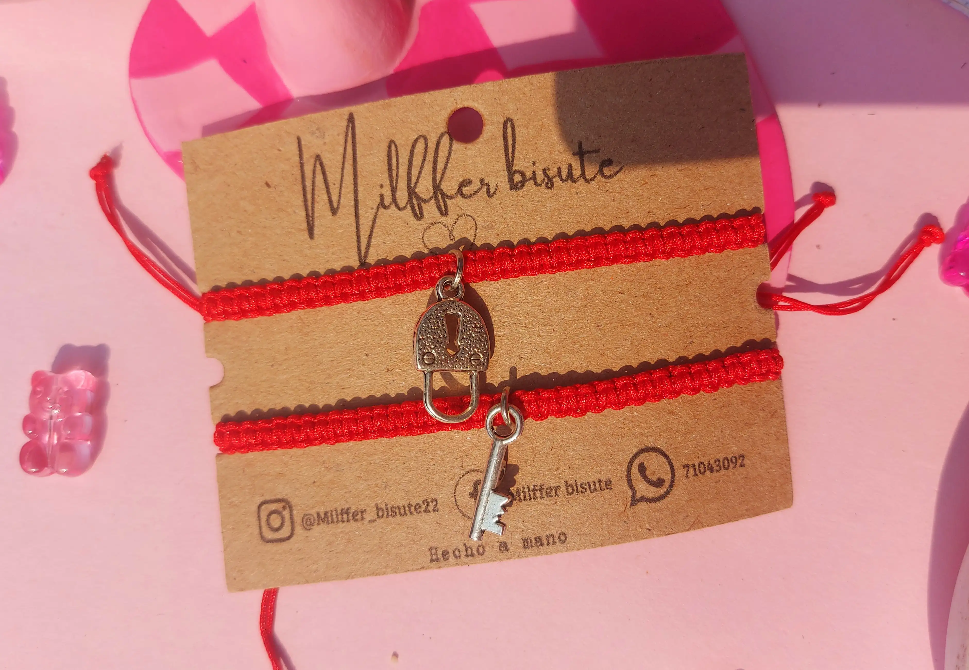 Pulsera candado y llave  2