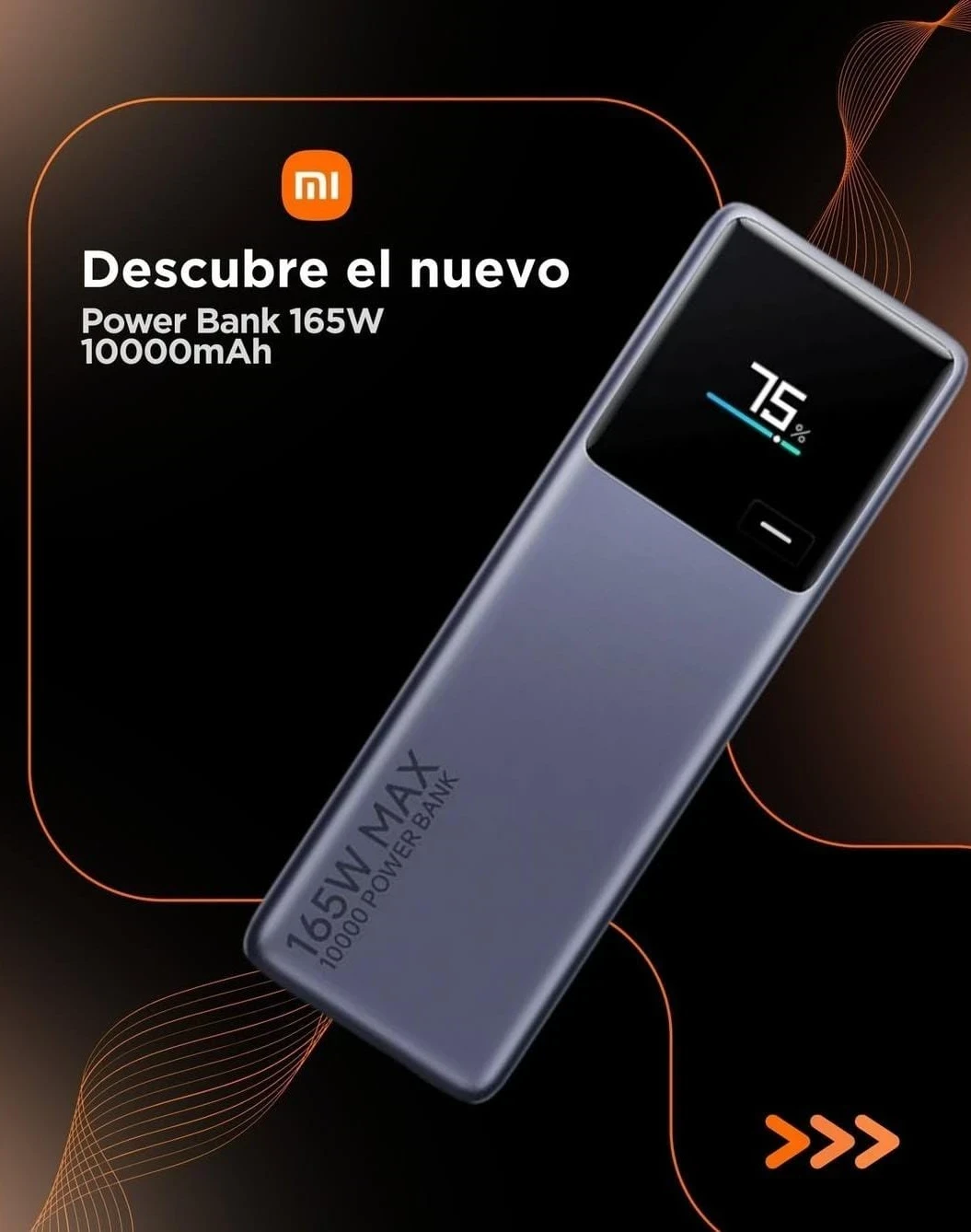 POWER BANK XIAOMI PB1165MI 10000mAhv 2