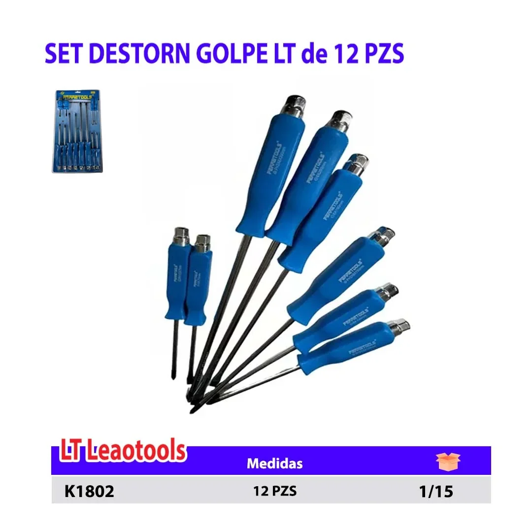 SET DESTORN GOLPE LT de 12 PZS
