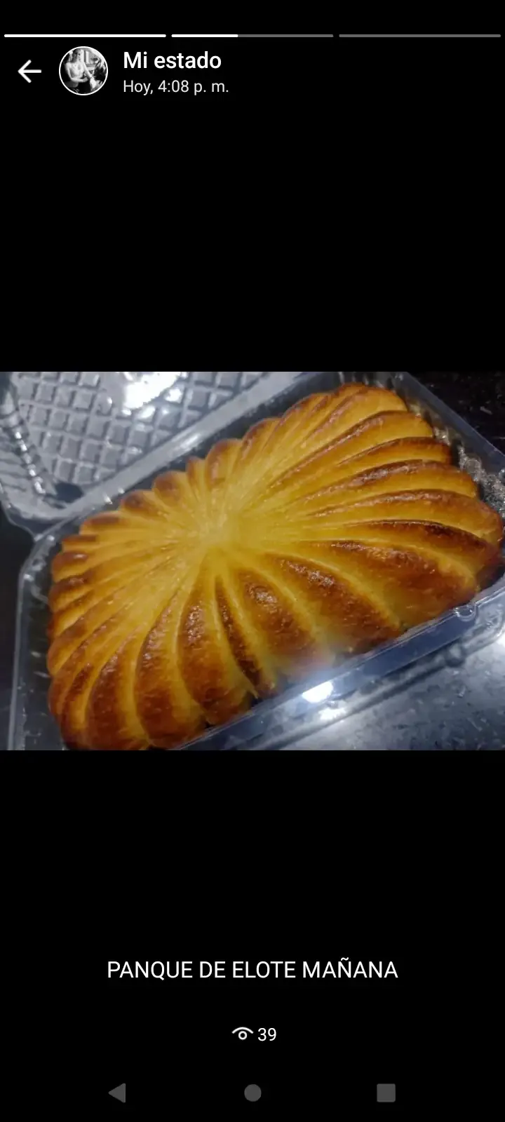 Rosca de elote Sin harina  2