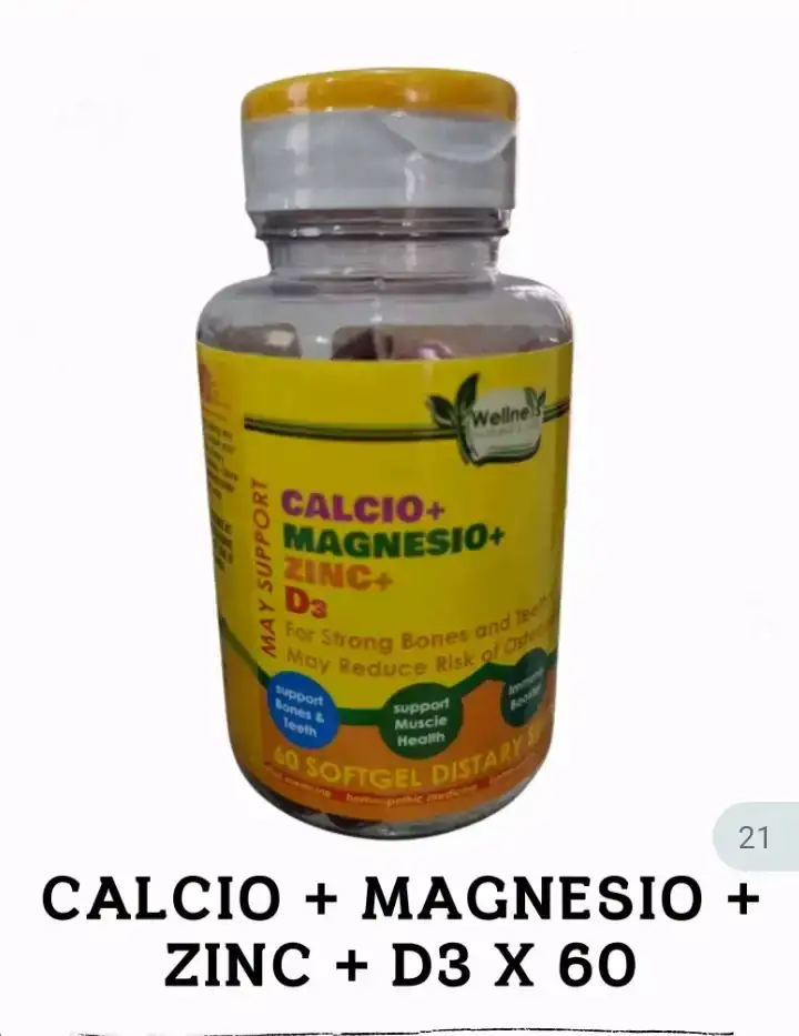 Calcio + magnesio +zinc +D3