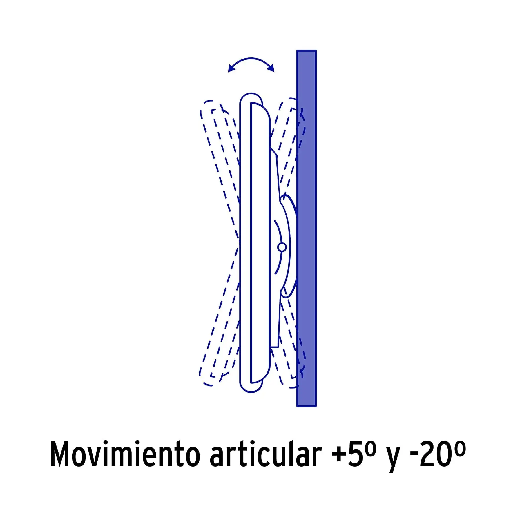 Bracket fijo 32"-70" Volteck 4
