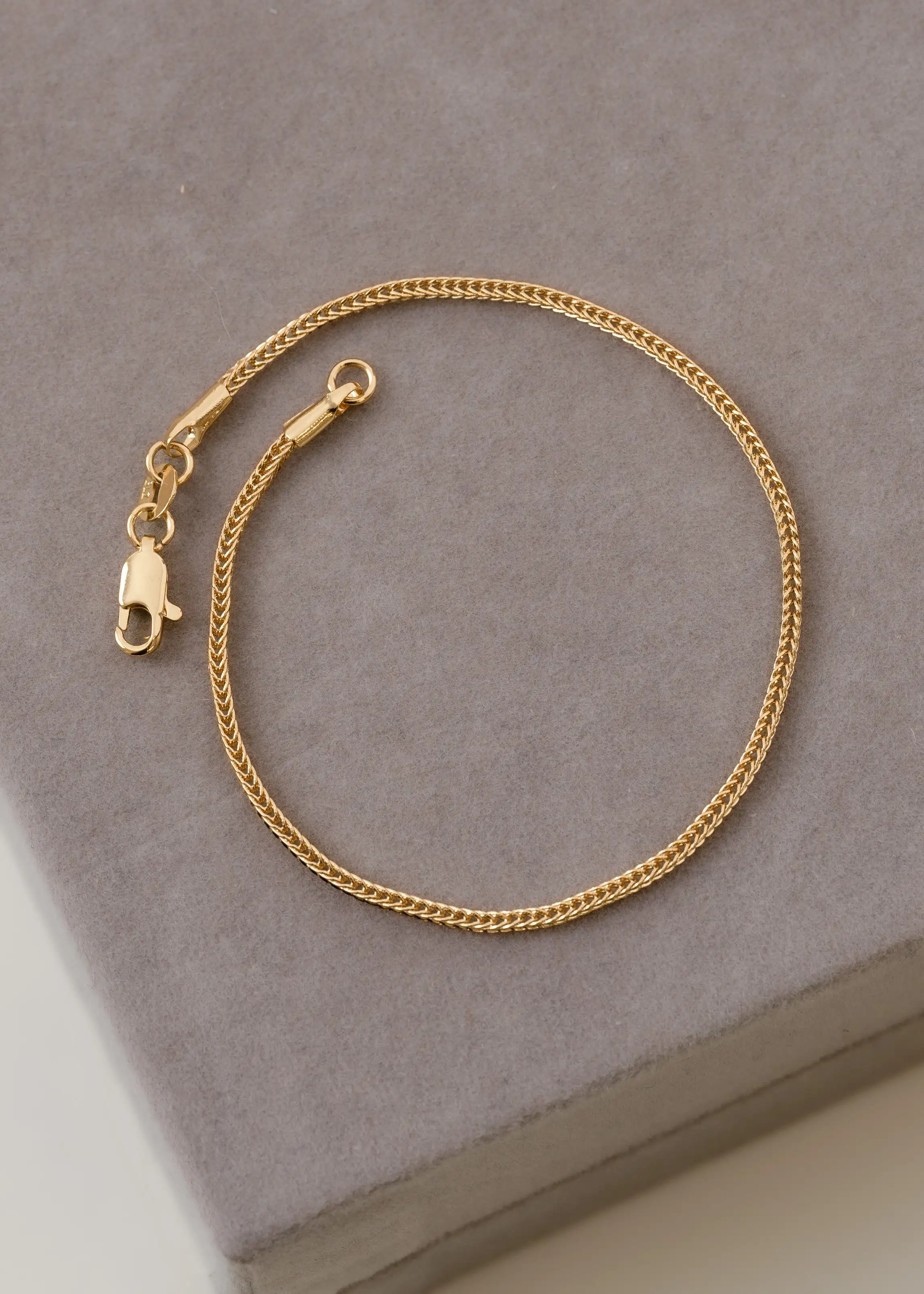 Pulsera Franco Cuadrada 20cms 2