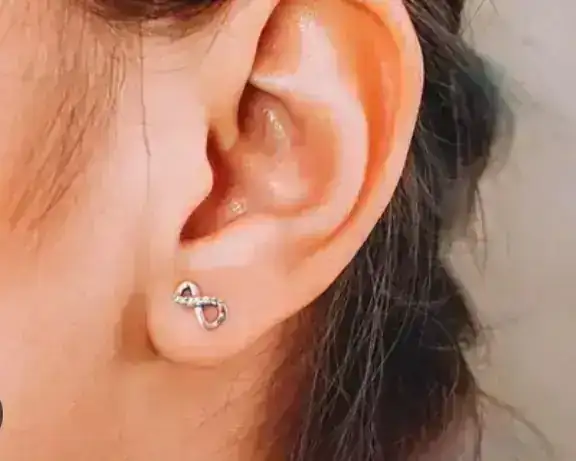 Pendientes Infinito Brillante  2