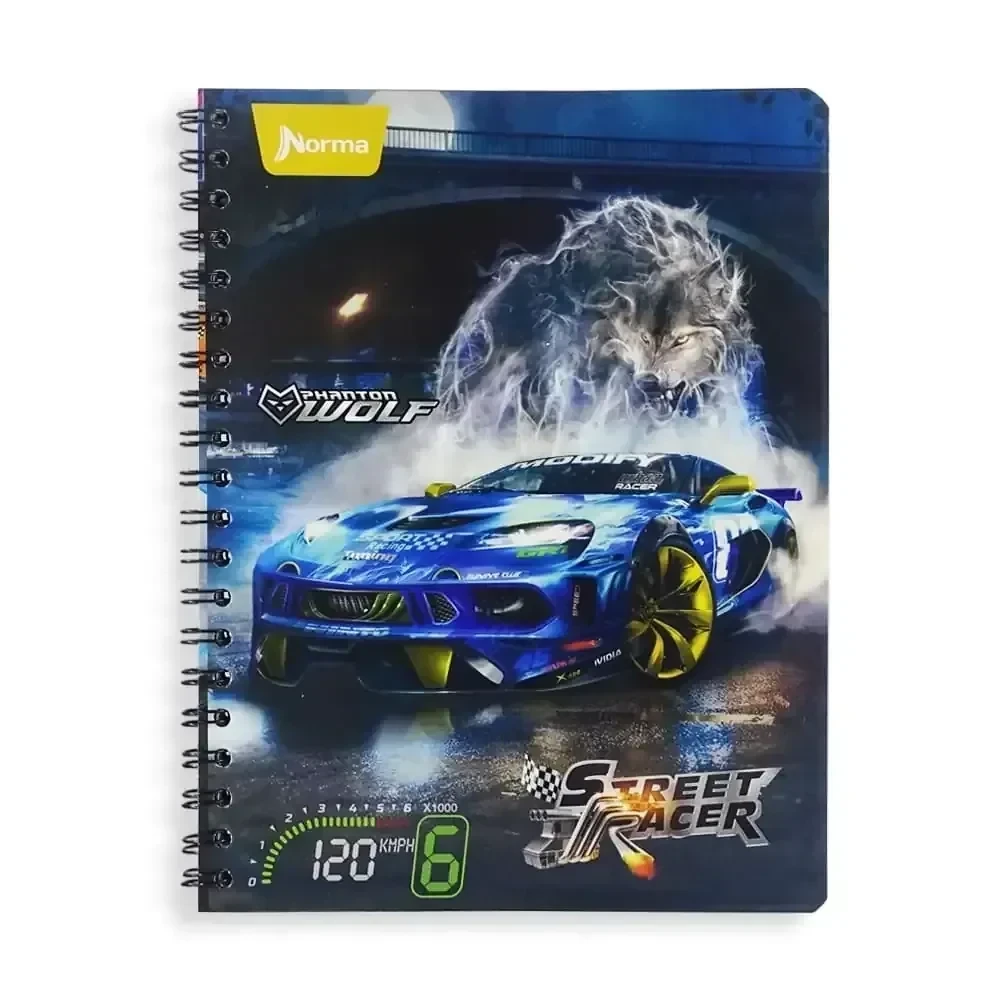 Cuaderno street racer c5 profesional norma 100 espiral -doble 3