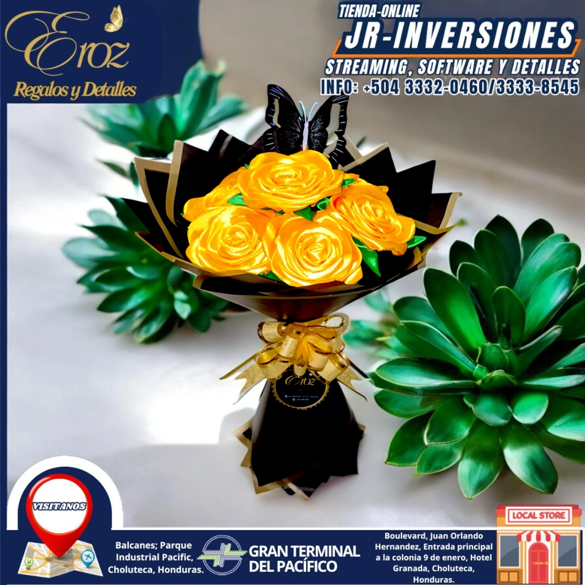 RAMO DE 7 ROSAS BASICO