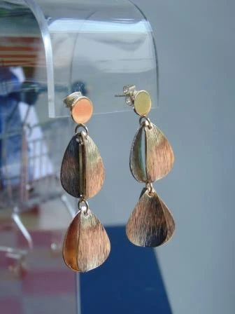 ARETE ACERO 3 TONOS LARGO HOJAS