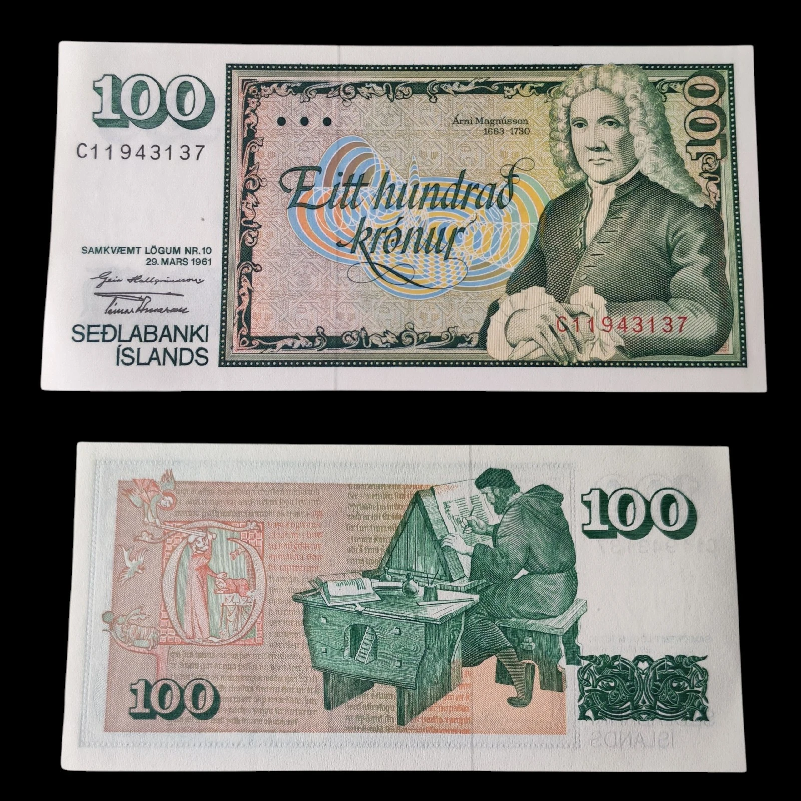 ° Islandia 100 Kronur UNC