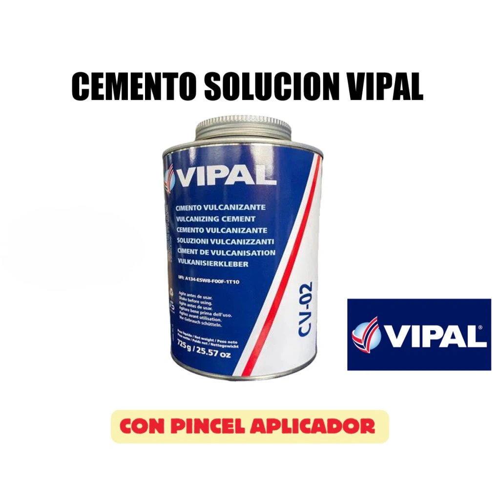 Cemento solución lata 725g VIPAL 2