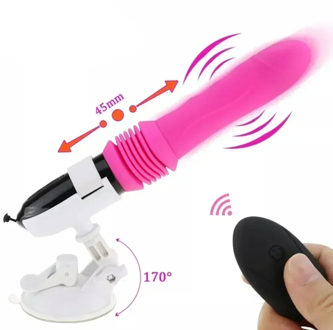 Vibrador Telescopic "Maquina Sexual"