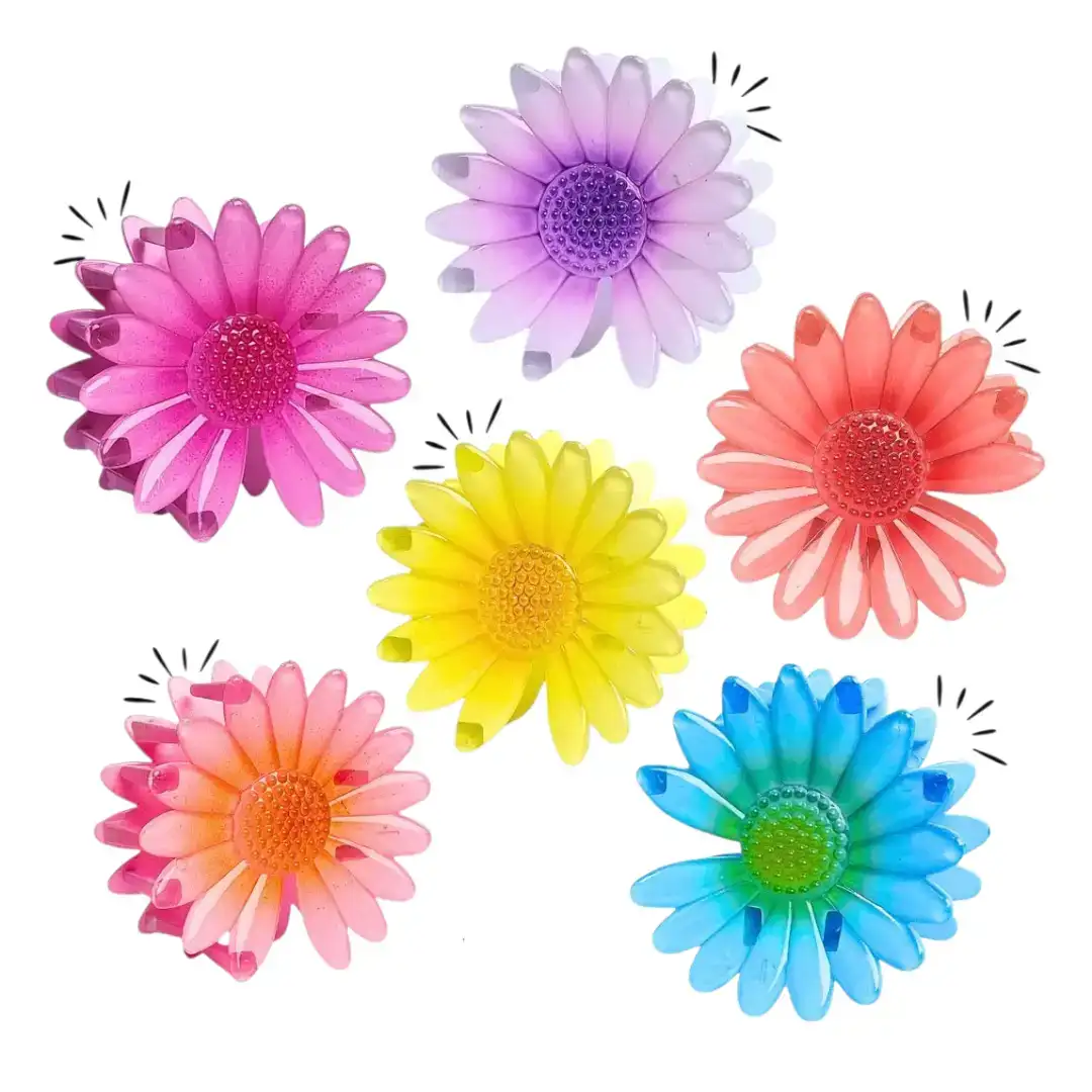 6 Pinchos Hawaianos Girasol Grandes