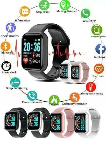 Smart Watch Y68 Doble Banda - Envío gratis 