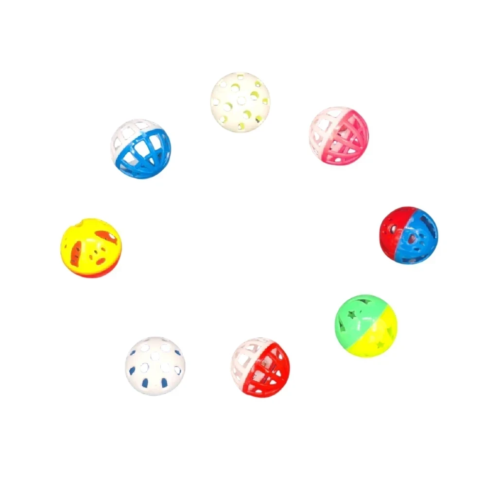 Set de pelotas con sonaja x 4 piezas