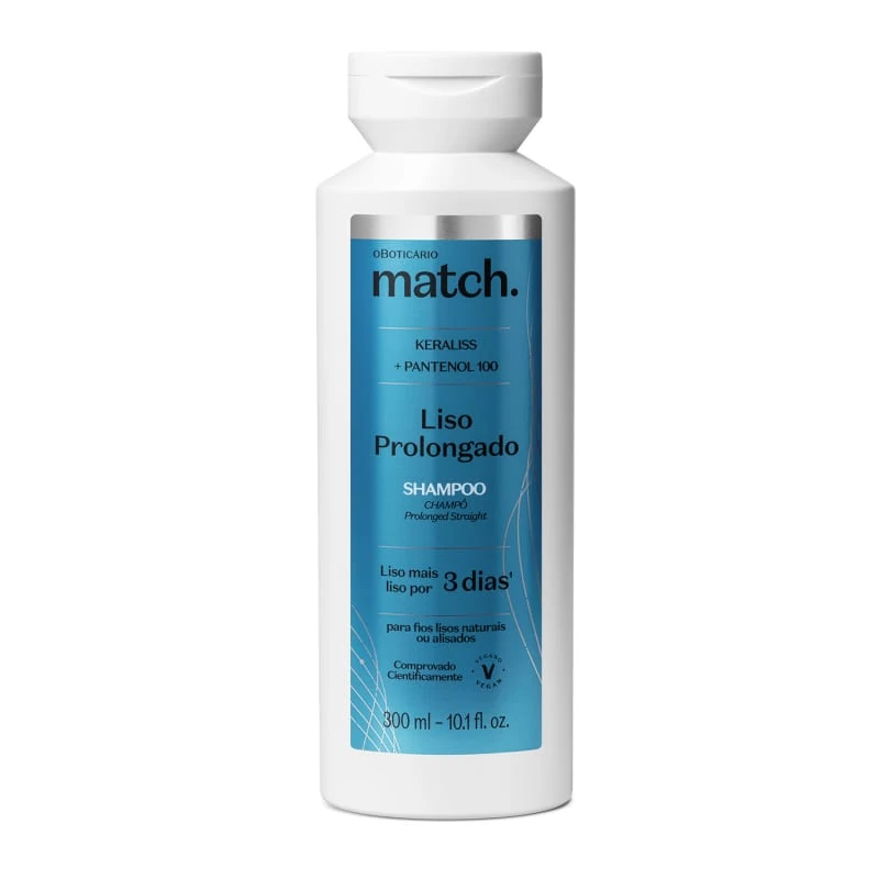 Match shampoo Liso Prolongado 300ml