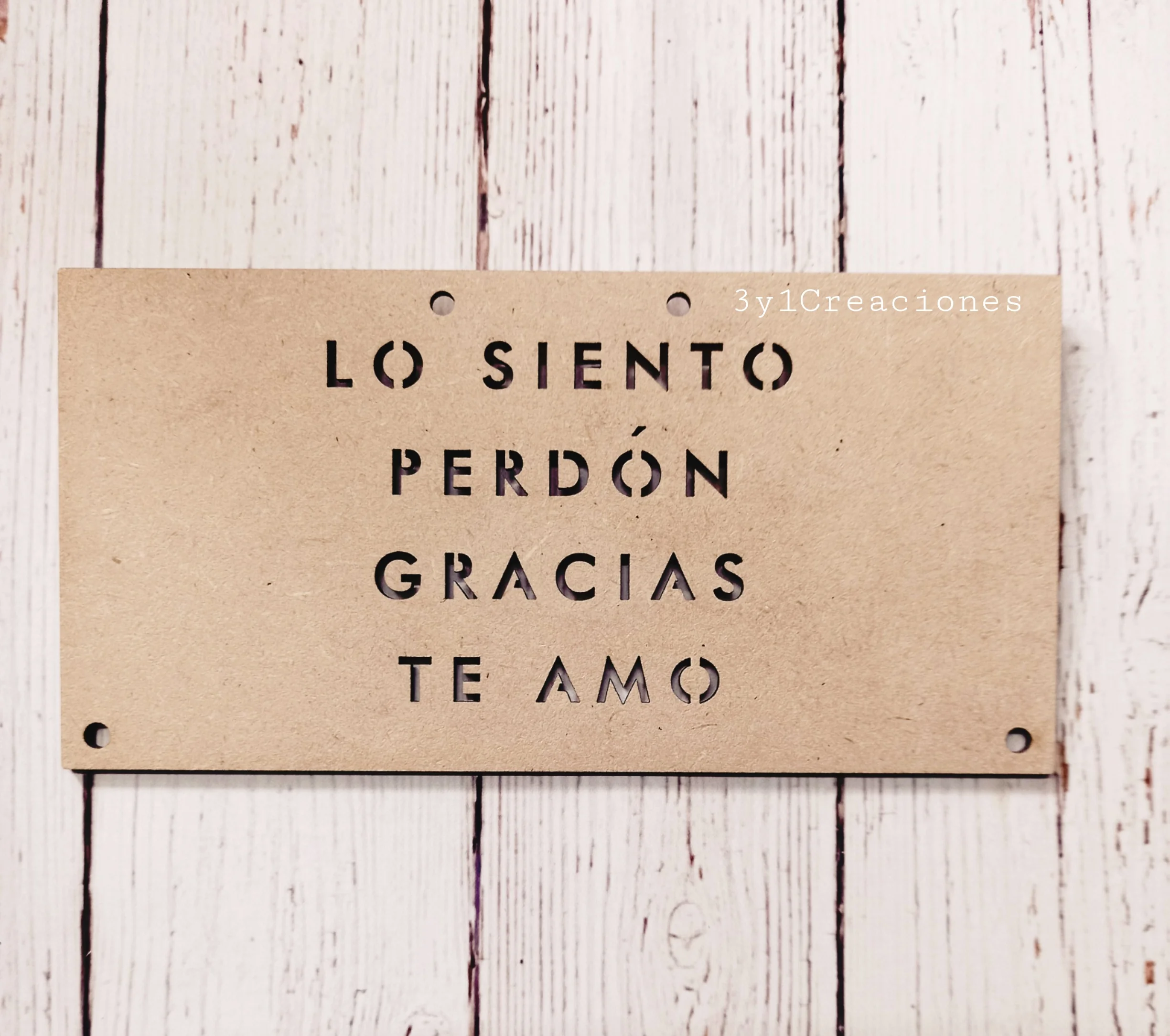 CARTEL RECTANGULAR HO'PONOPONO