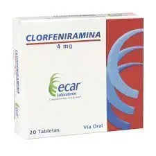 CLORFENIRAMINA 4MG X 20 TAB - ECAR