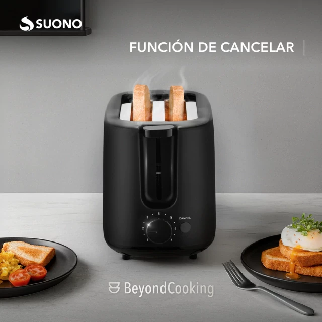 Tostadora Eléctrica SUENO 2 Rebanadas 7 Niveles 750W 2