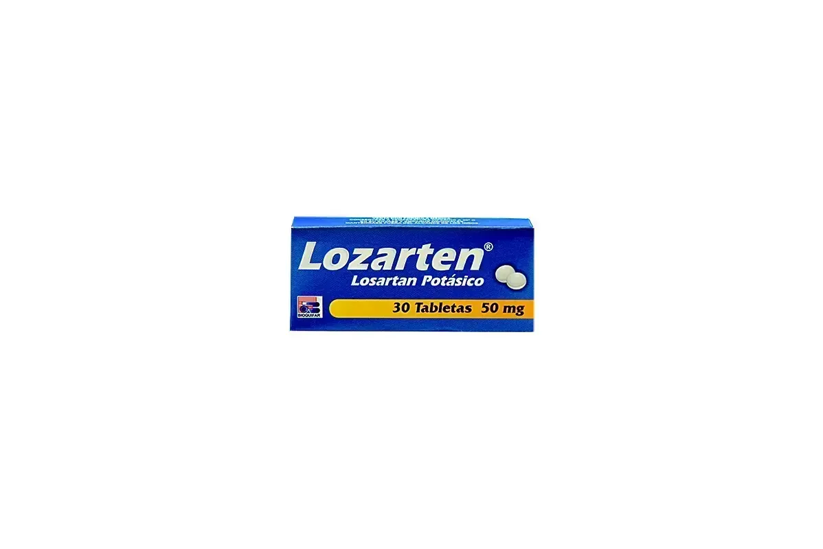 LOZARTEN 50 MG X 30 TBL LOSARTAN