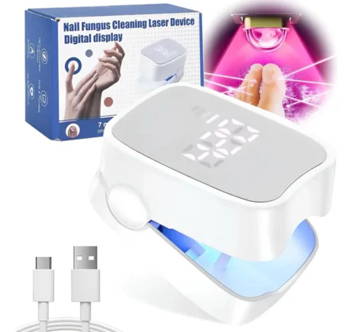Dispositivo laser para el tratamiento de uñas