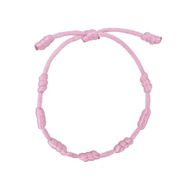 Pulsera 7 Nudos Rosada 