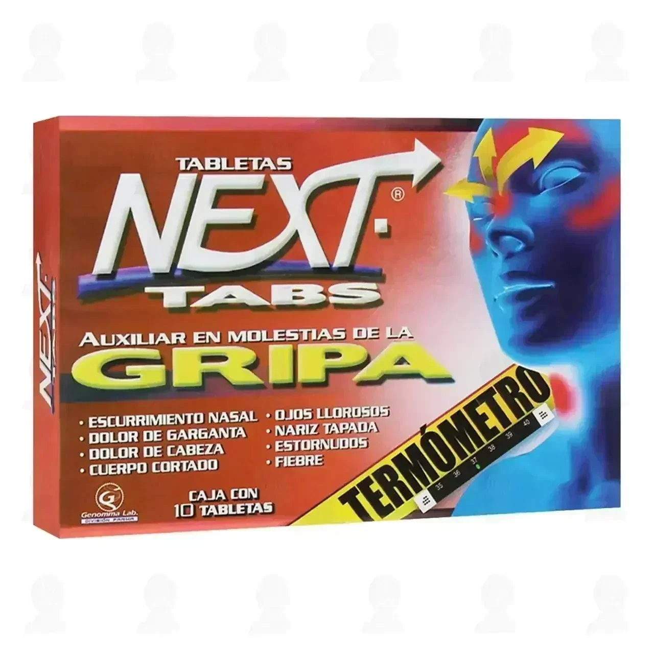 Next Tabs, 10 Tabletas.
