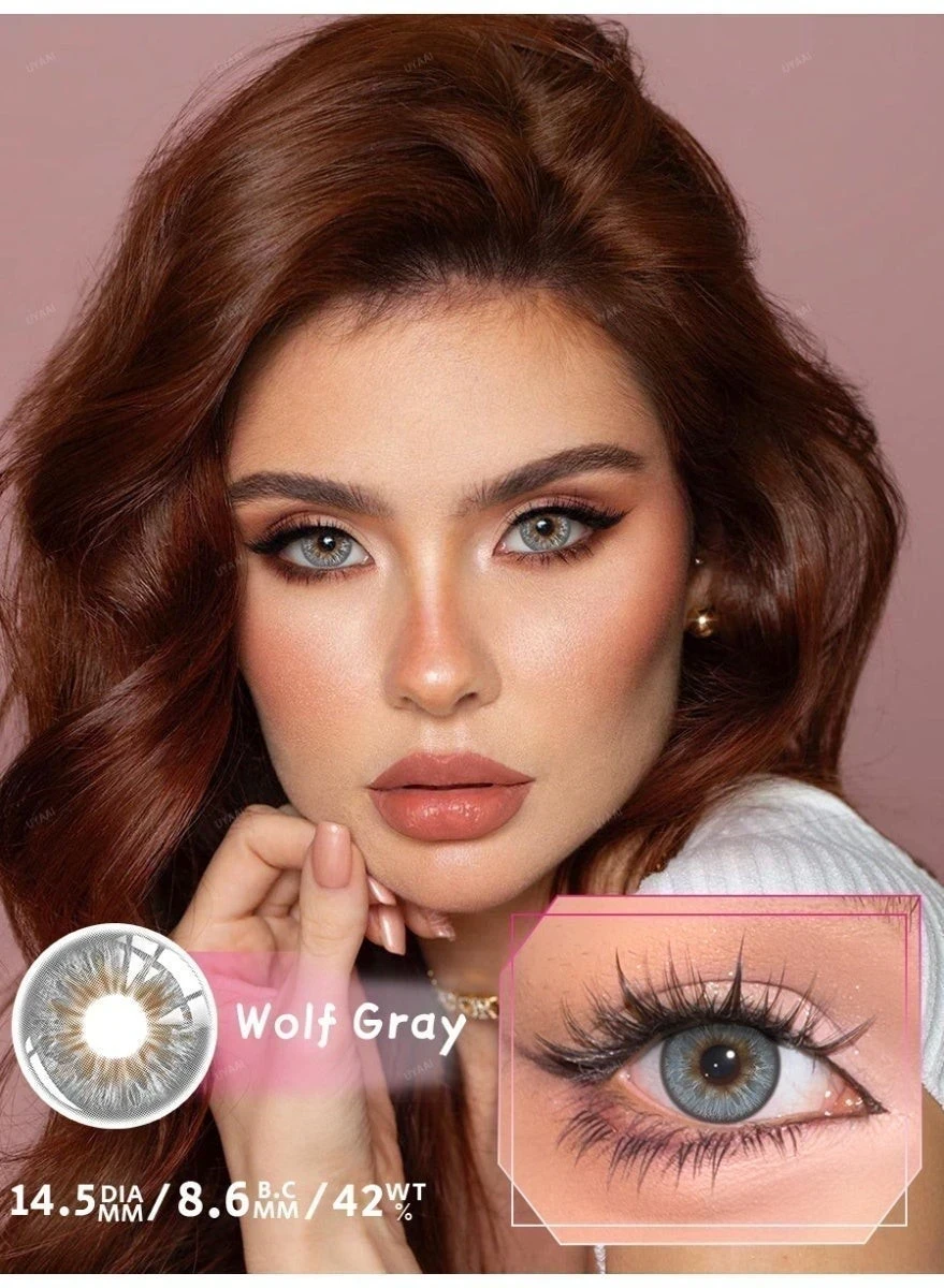 Lentes de contacto - Referencia: WOLF GRAY 6