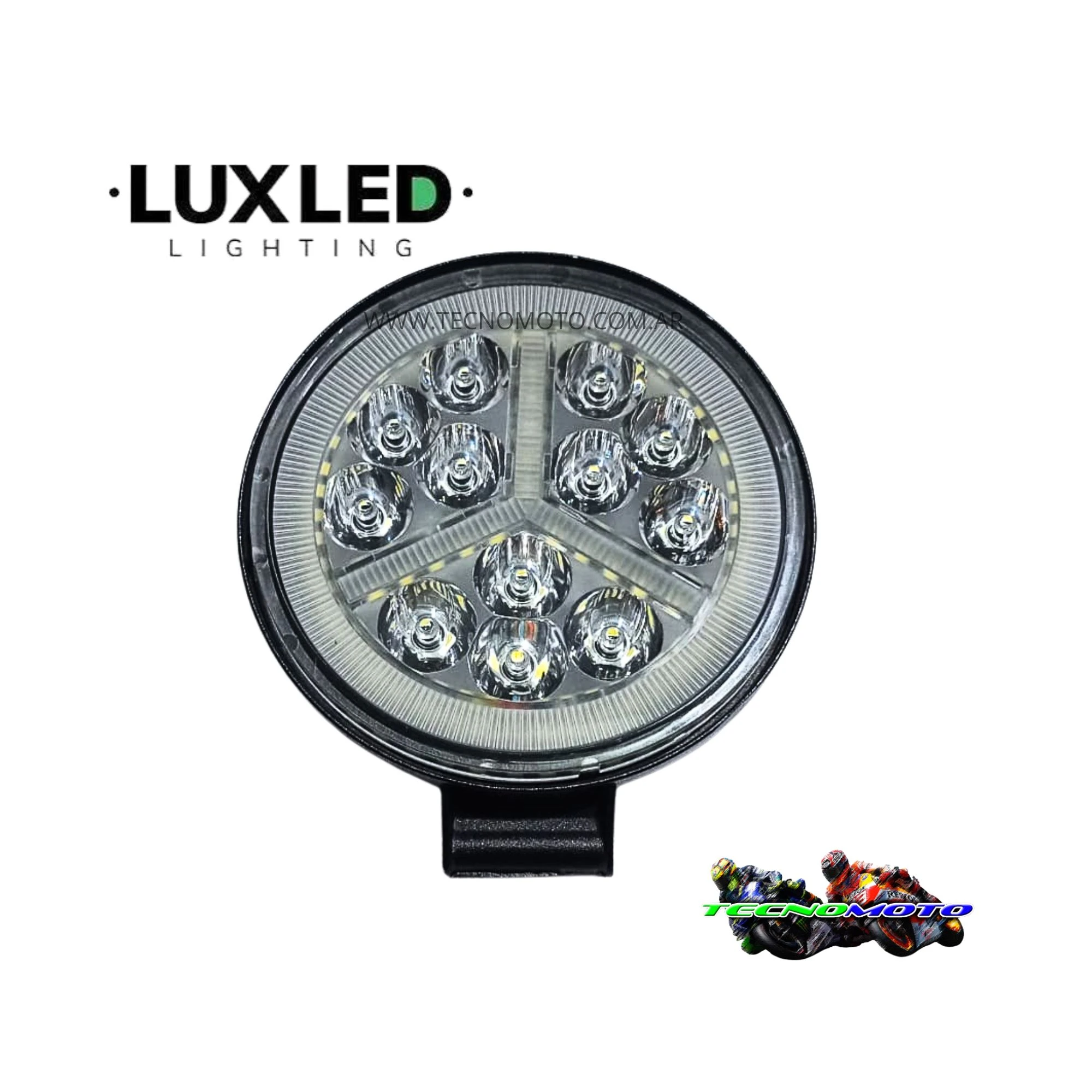 FAROL AUXILIAR LED REDONDO 12LED DJ912RUAR-50168