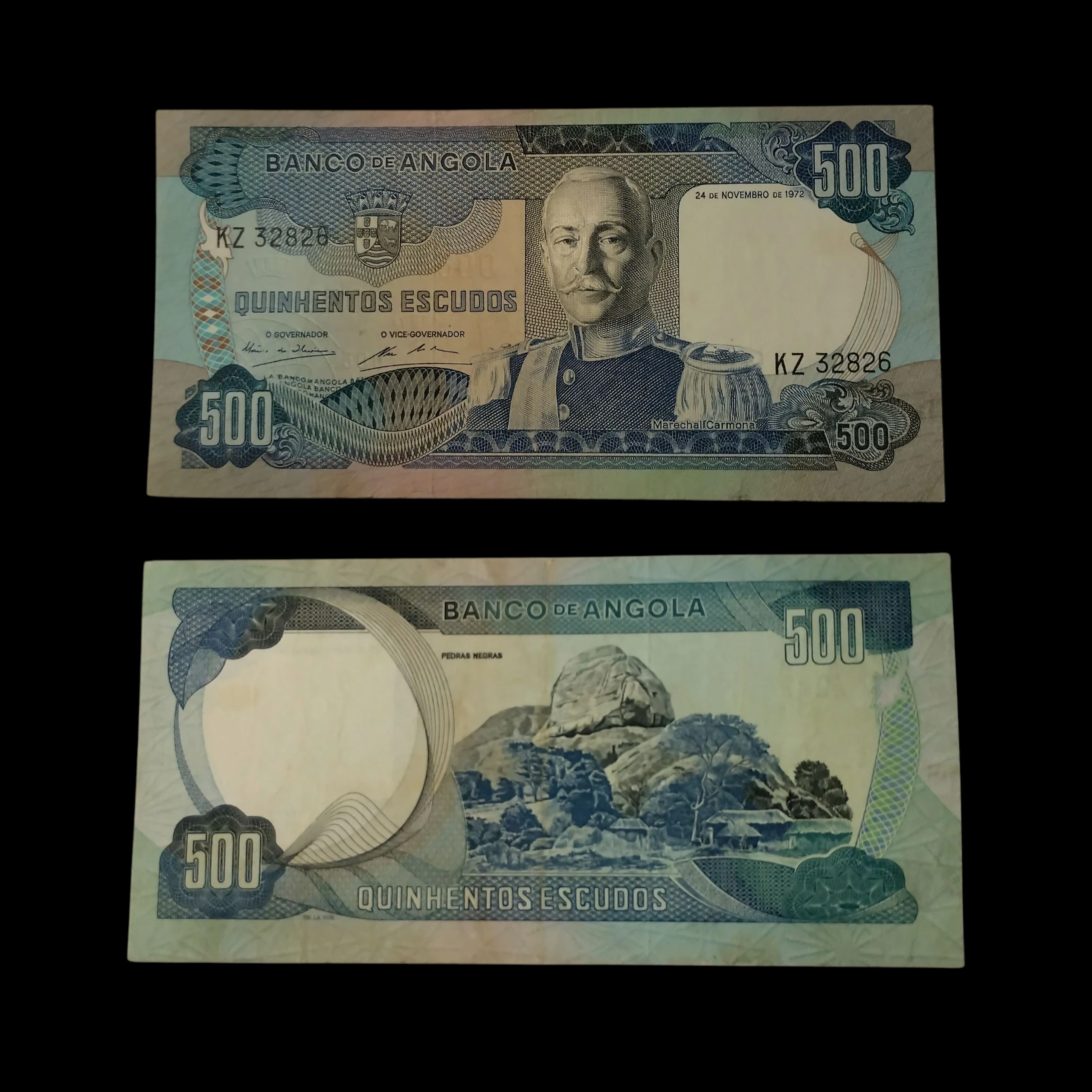• Angola 500 escudos circulado 