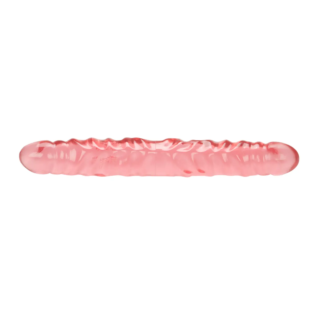 Veined Double Dong 12" - Pink 2