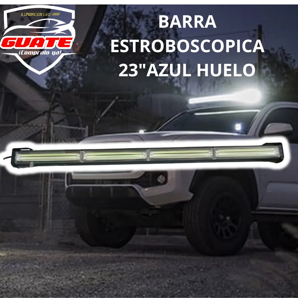 BARRA STROBE 23” AZUL HIELO