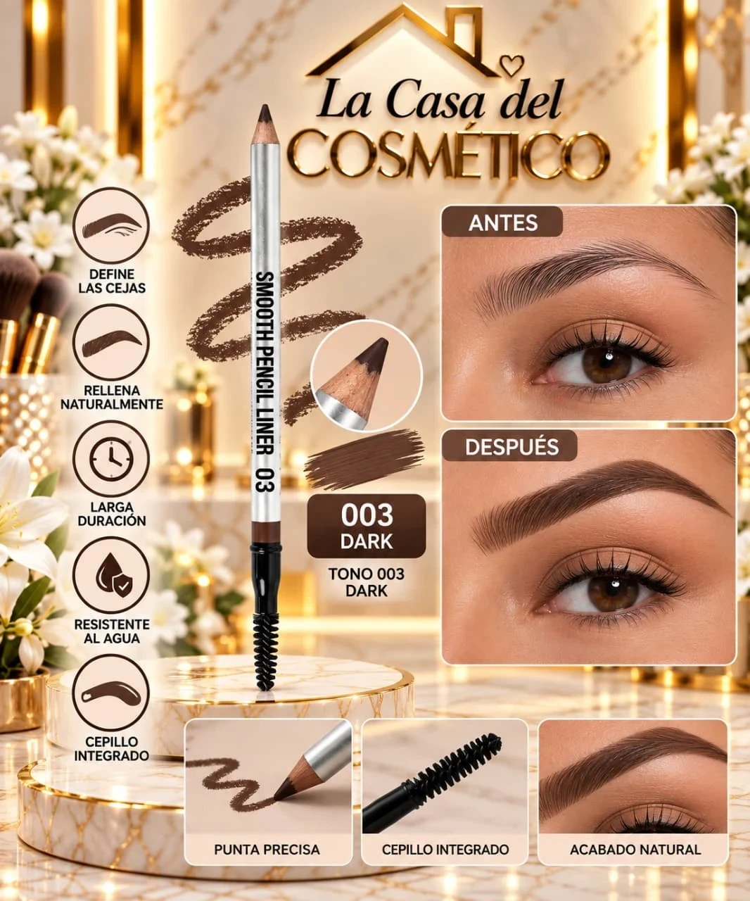 samy lapiz de delineador cejas con cepillo dark brown.jfif