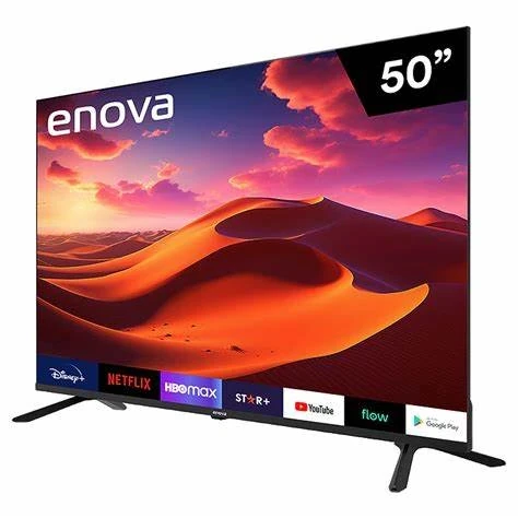SMART TV ENOVA 50" C/GOOGLE 4K UHD FRAMELESS 