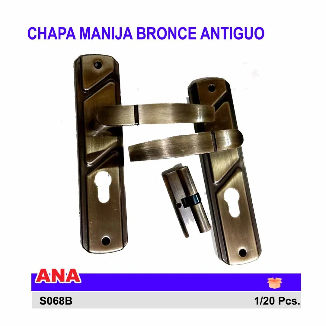 CHAPA MANIJA M/ ANA 68 AB BRONCE ANTIGUO 