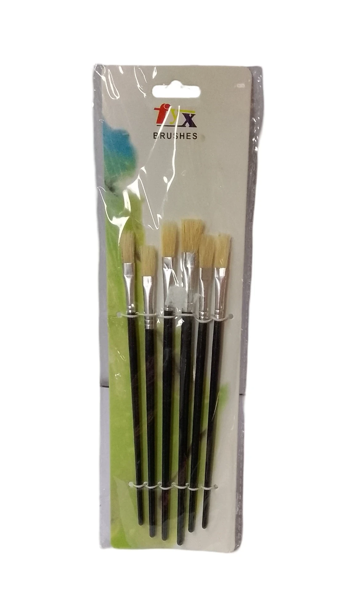 Pinceles estuche c/6 planos