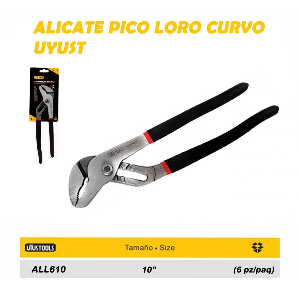 ALICATE PICO LORO CURVO UYUST 10"