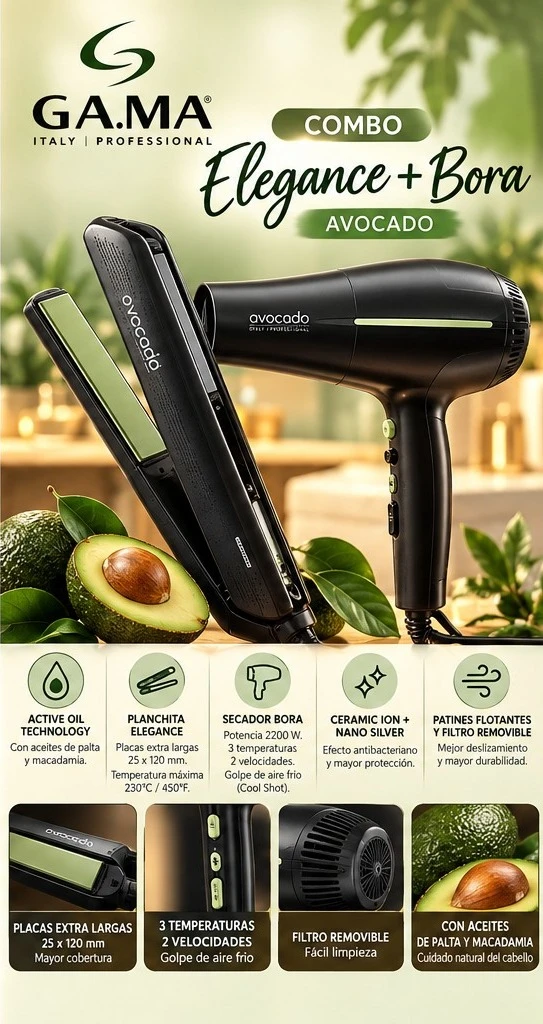 COMBO GAMA ELEGANCE + BORA AVOCADO