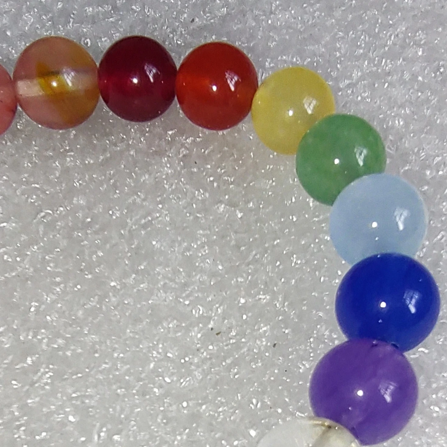 Manilla elastica de cristales 7 chakras 3