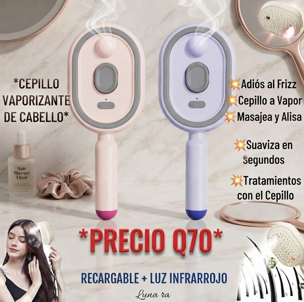 CEPILLO VAPORIZANTE DE CABELLO 