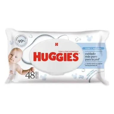 OFERTA X 2 PACK HUGGIES PURO Y NATURAL X 48U.