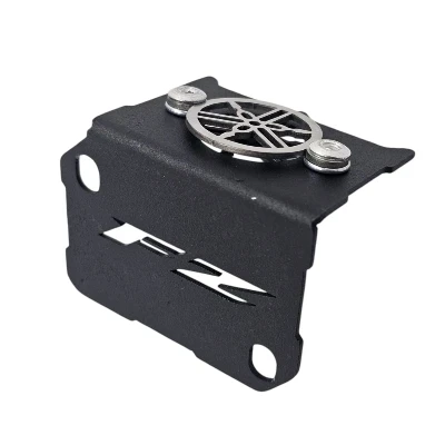  FZ 2.0 / FZ 250 / P. Freno delantero Tornillo diagonal acero negro logo 3d cromado ML
