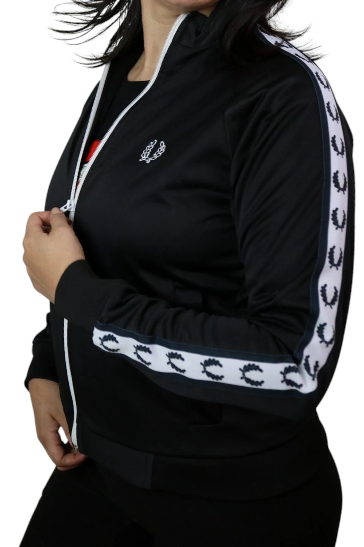 Chaqueta deportiva negra talla L