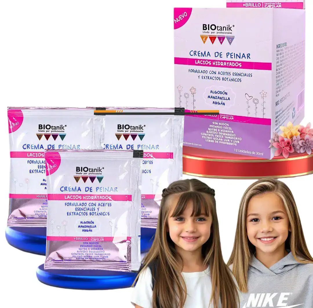 Sachet Crema para Peinar 30 ml para Niñas Biotanik 2